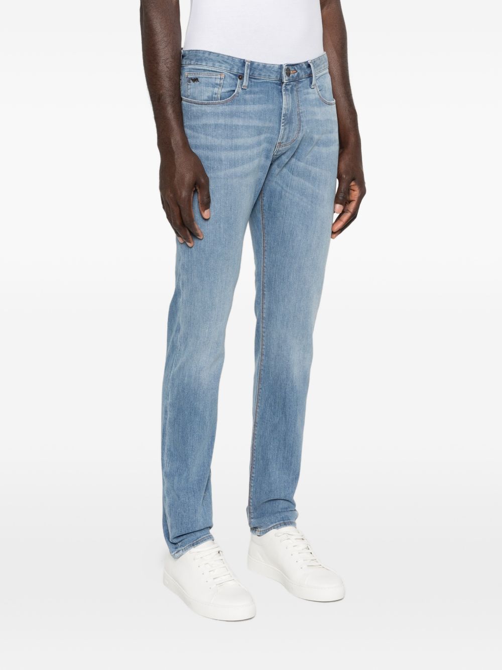 Emporio Armani Jeans Clear Blue Elastane