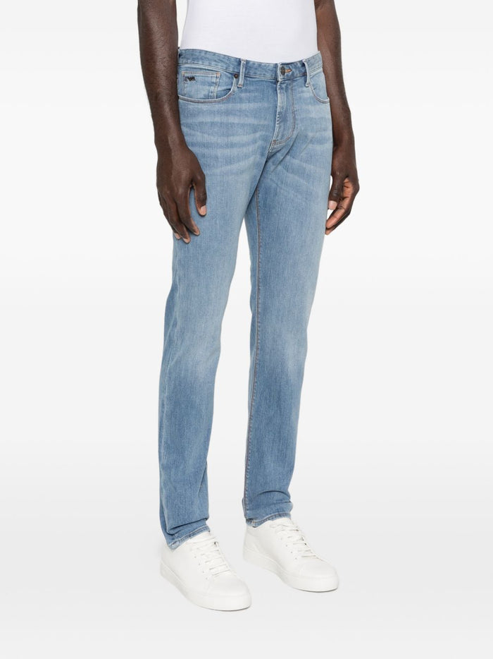 Emporio Armani Jeans Clear Blue Elastane