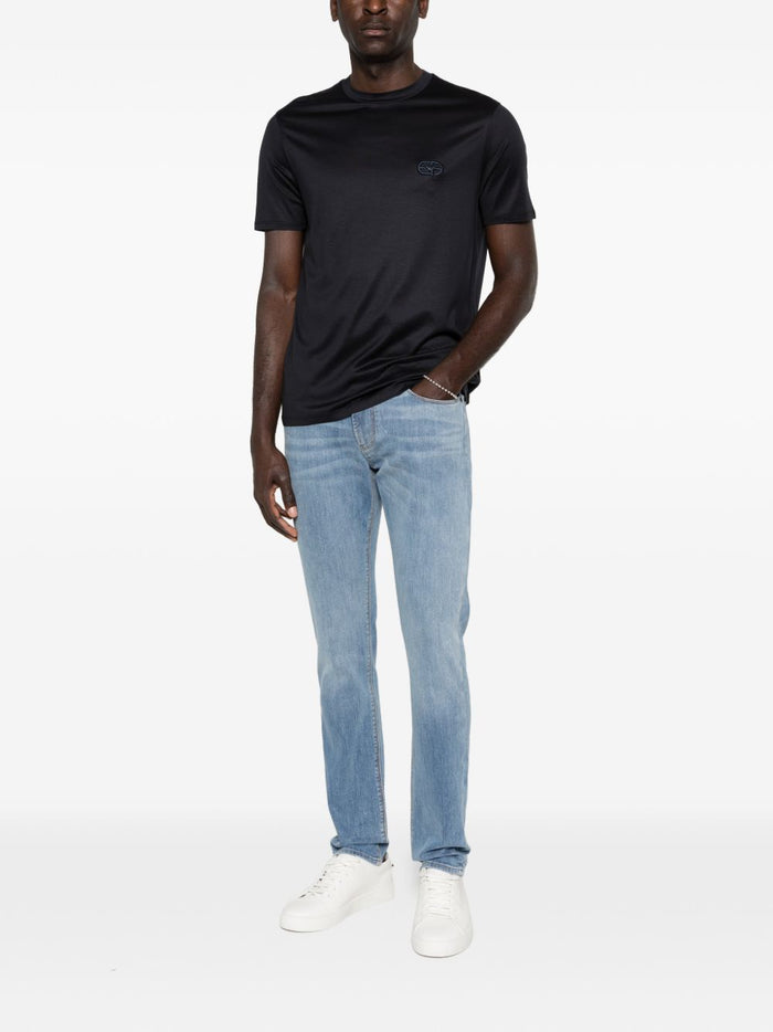 Emporio Armani Jeans Clear Blue Elastane