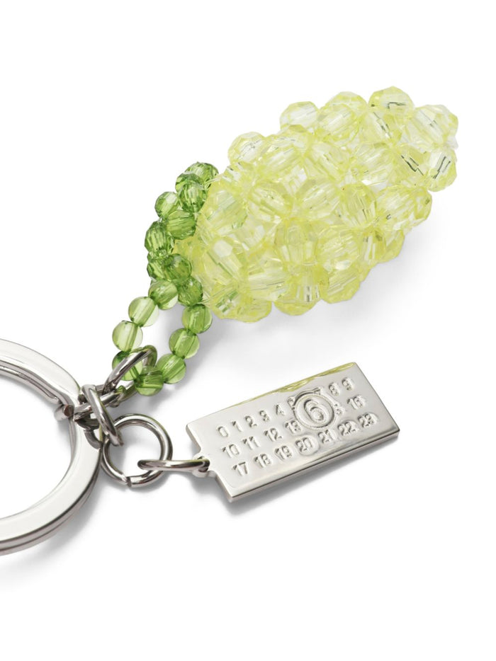 MM6 Maison Margiela Keychains Silver Plastic