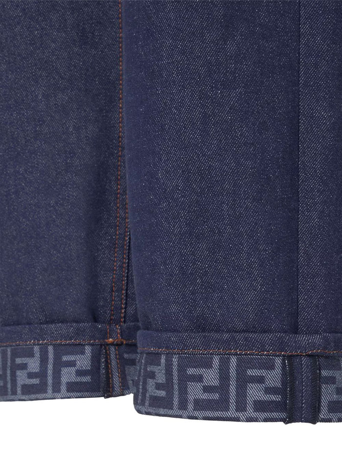 Fendi Jeans Blue Cotton
