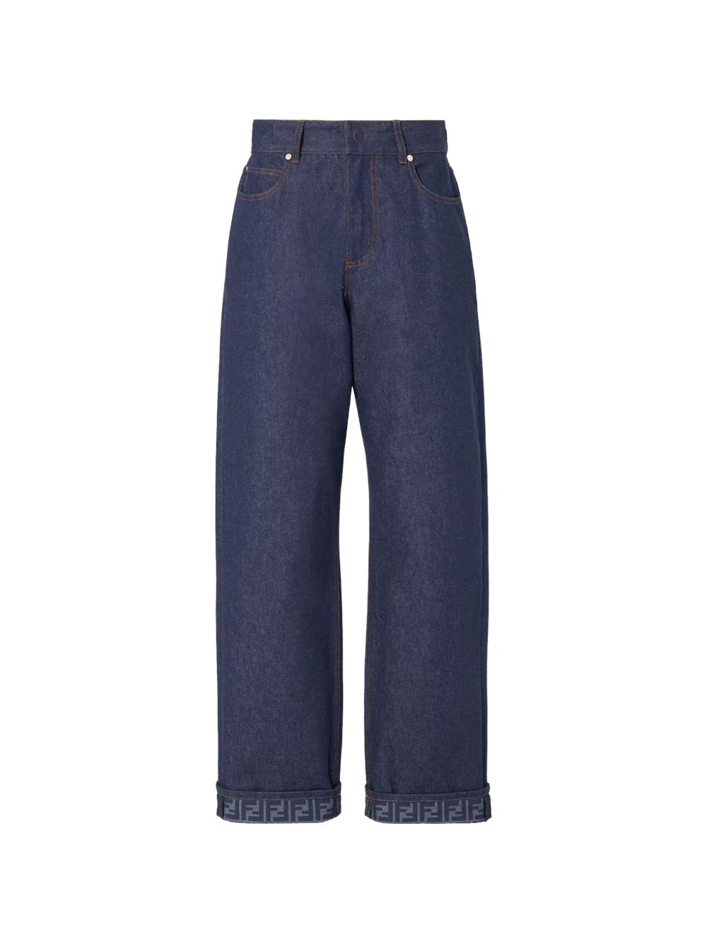 Fendi Jeans Blue Cotton