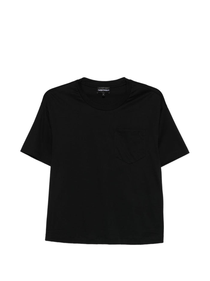 EMPORIO ARMANI CAPSULE T-shirts and Polos Black Cotton