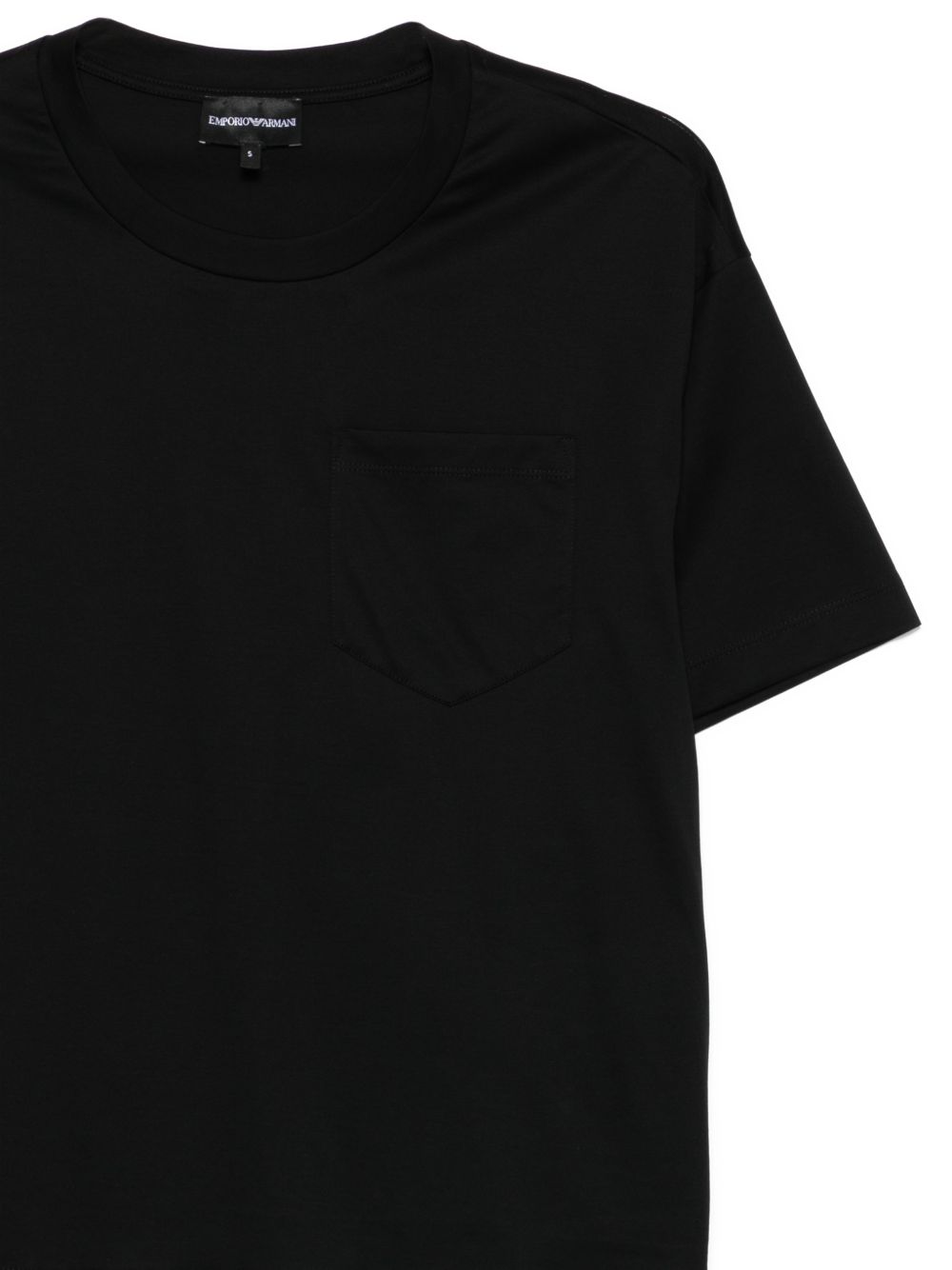 EMPORIO ARMANI CAPSULE T-shirts and Polos Black Cotton