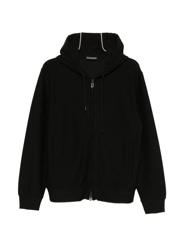 Emporio Armani Sweaters Black Elastane