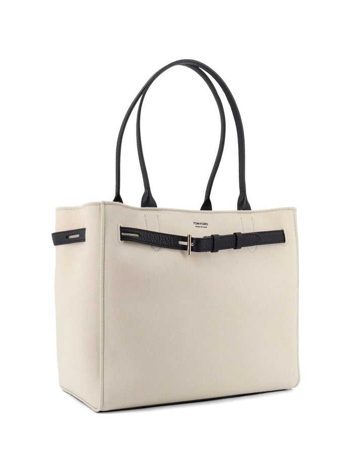 Tom Ford Bags Beige Microfibre
