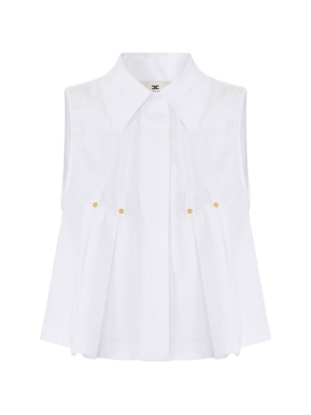 Elisabetta Franchi Shirts White Cotton
