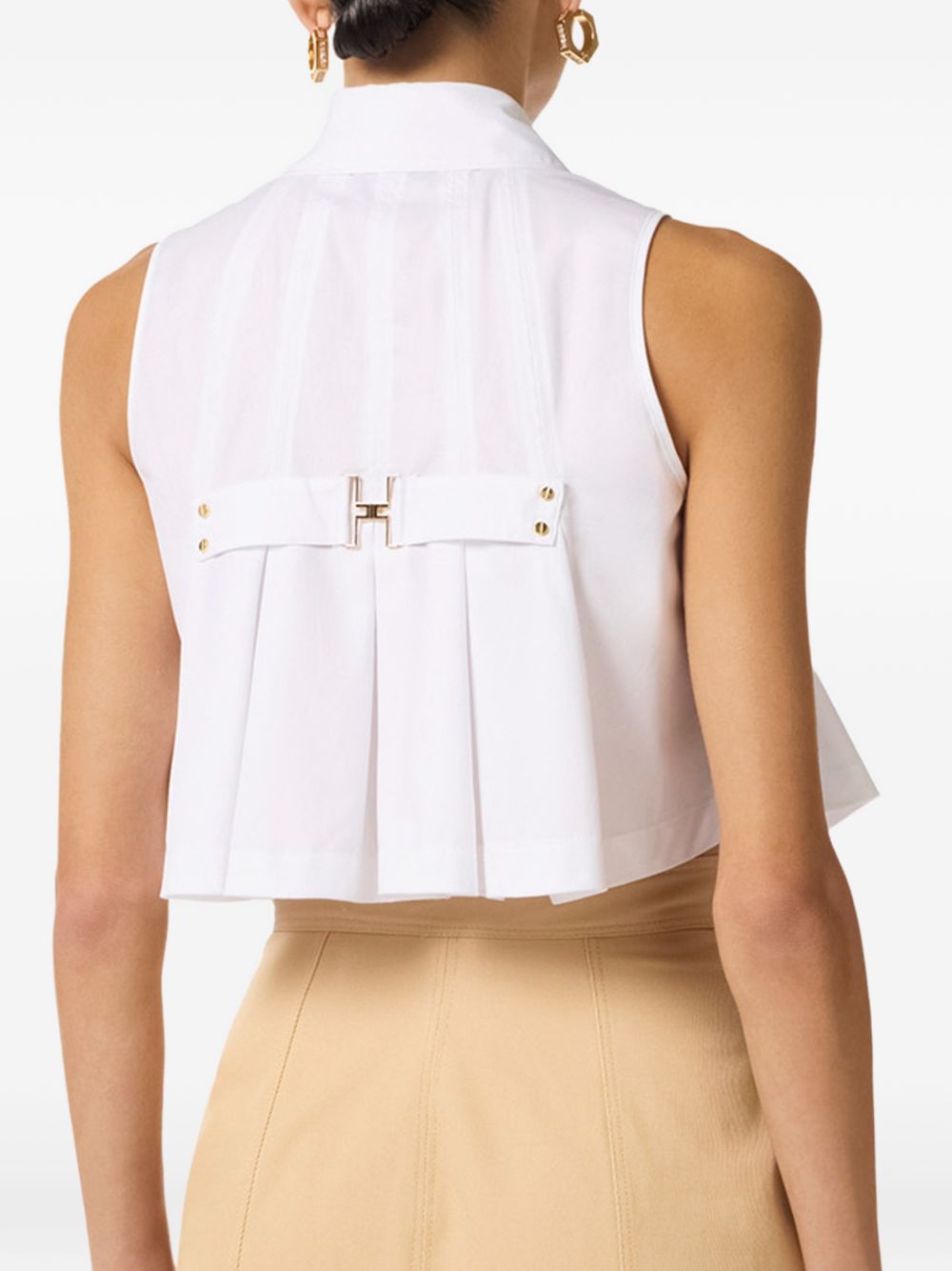 Elisabetta Franchi Shirts White Cotton