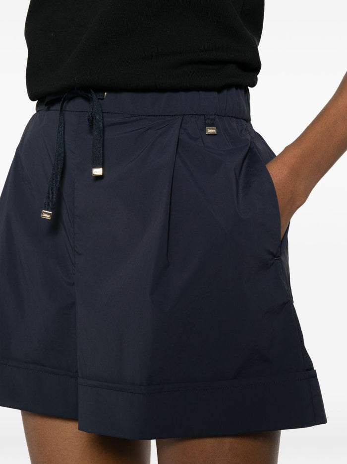 Herno Shorts Blue Elastane