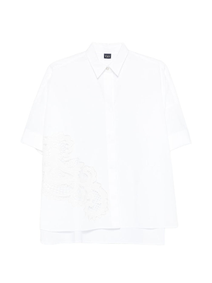 Fay Shirts White Cotton