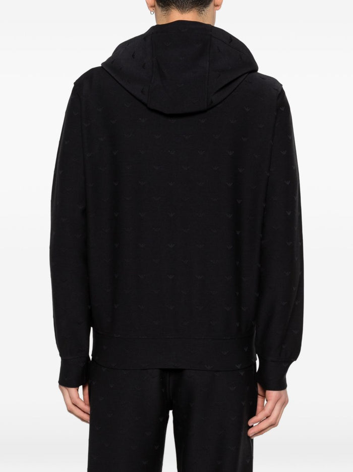 Emporio Armani Sweaters Blue Elastane