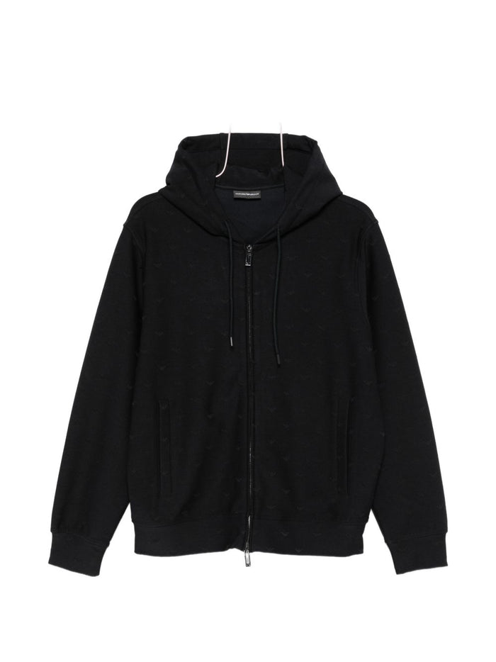 Emporio Armani Sweaters Blue Elastane