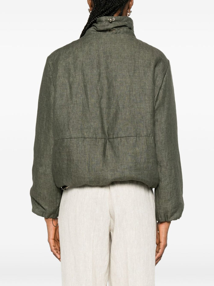 Herno Coats Green Polyamide