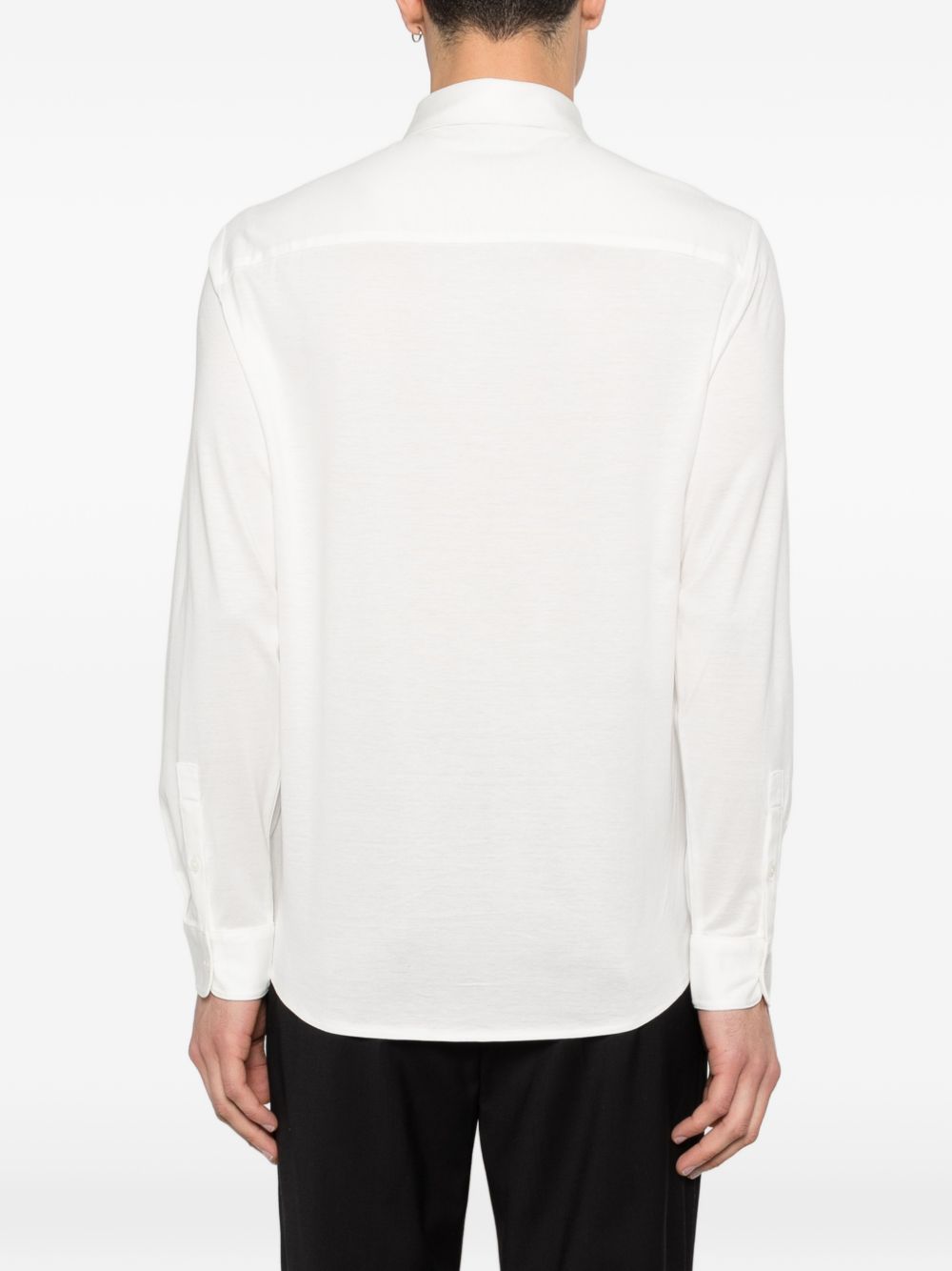 Emporio Armani Shirts White Lyocell