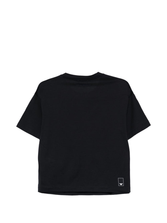 EMPORIO ARMANI CAPSULE T-shirts and Polos Blue Cotton