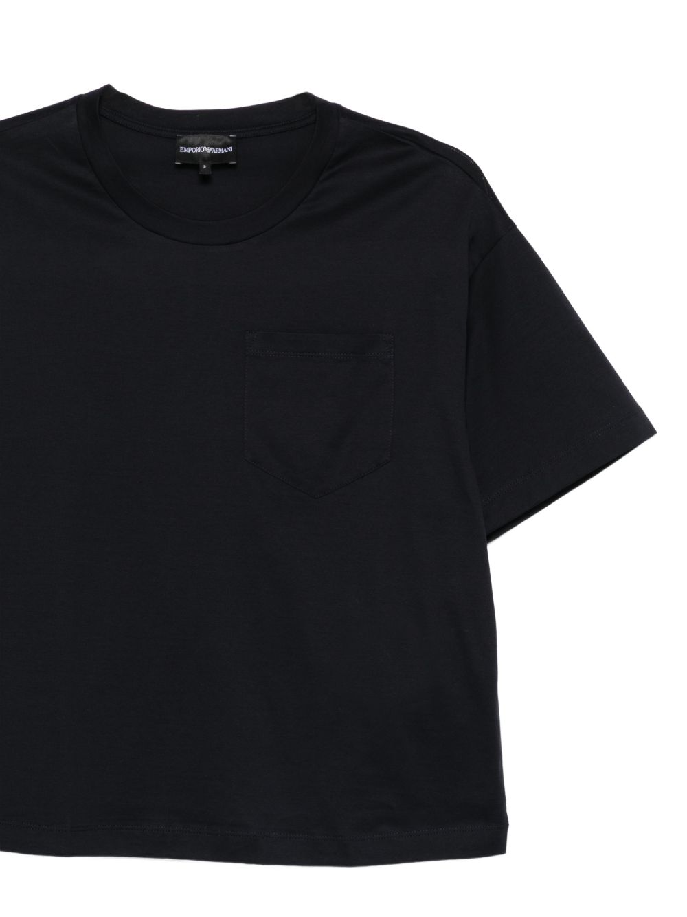 EMPORIO ARMANI CAPSULE T-shirts and Polos Blue Cotton