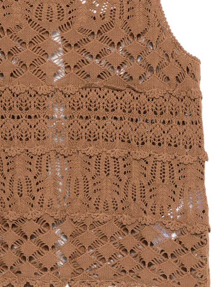 Semicouture Top Beige Cotton