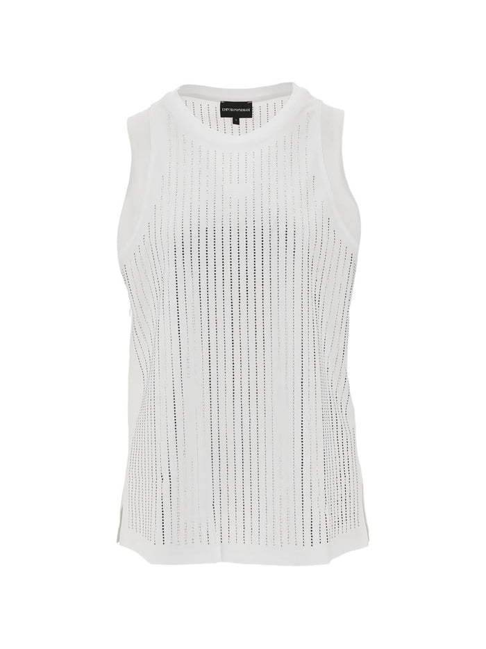 Emporio Armani Top White Cotton