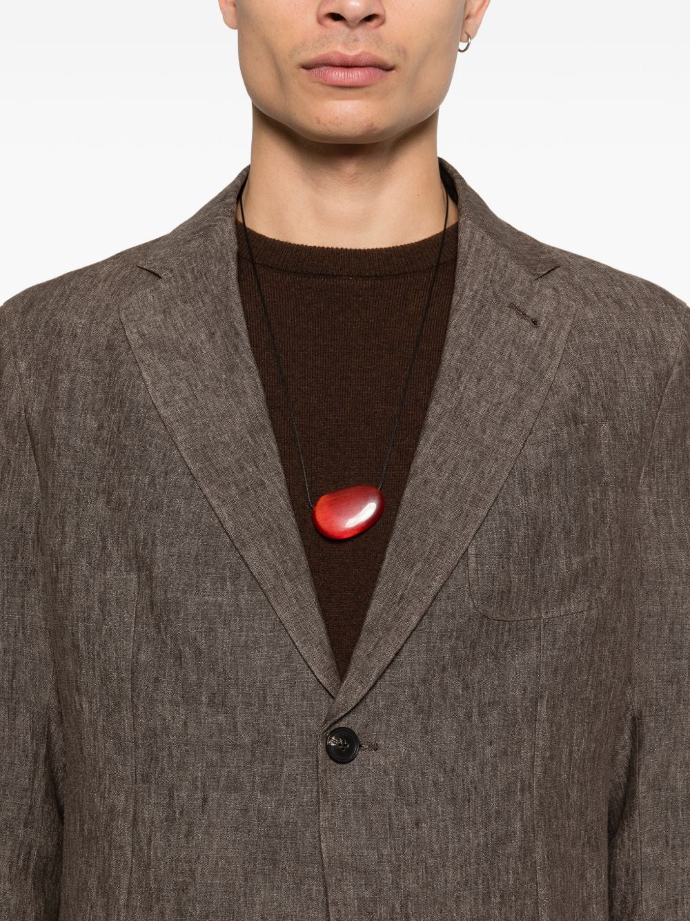 Emporio Armani Jackets Brown Linen