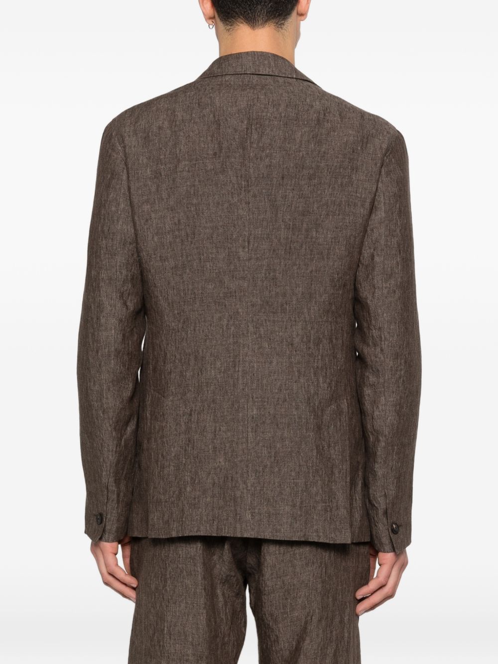 Emporio Armani Jackets Brown Linen