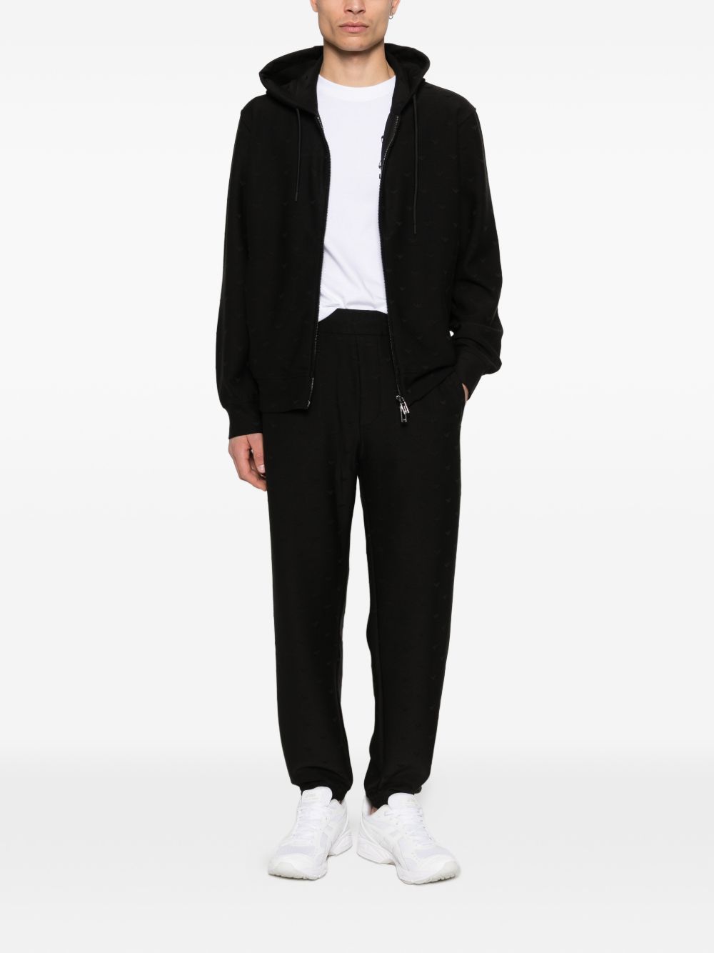 Emporio Armani Trousers Black Elastane
