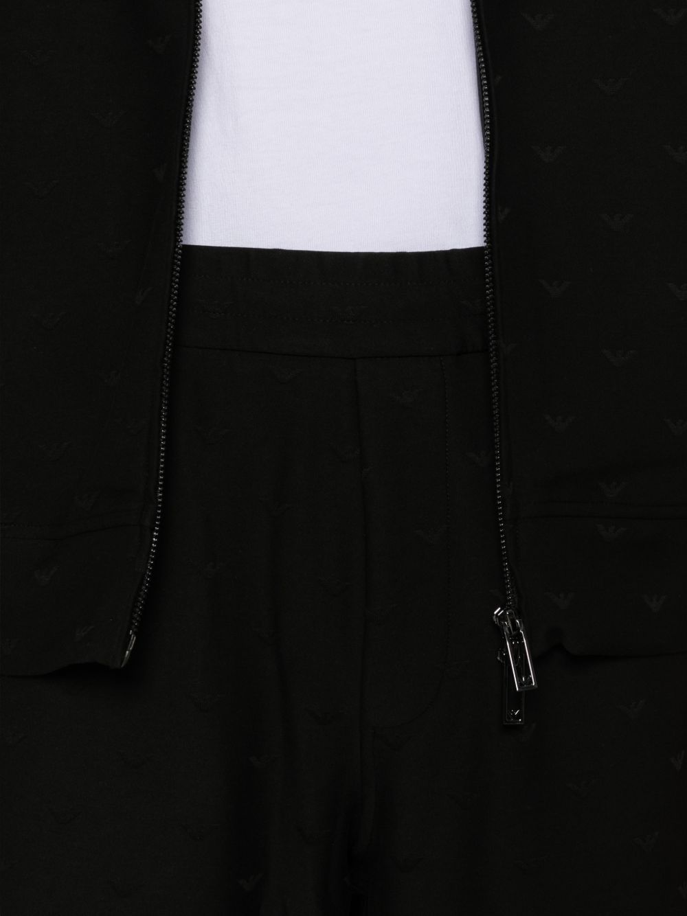 Emporio Armani Trousers Black Elastane