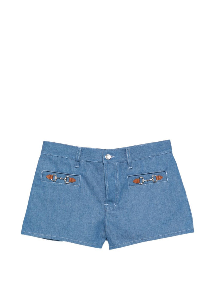 Gucci Shorts Blue Cotton