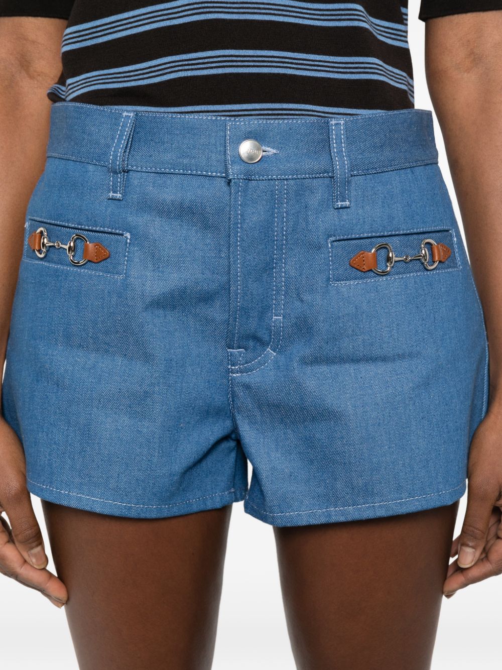 Gucci Shorts Blue Cotton