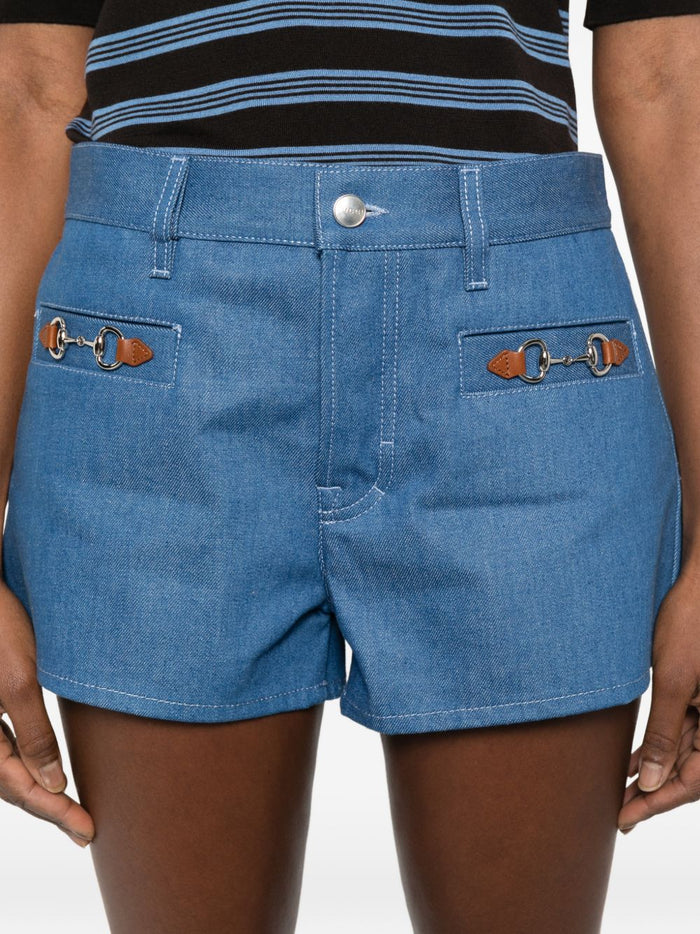 Gucci Shorts Blue Cotton