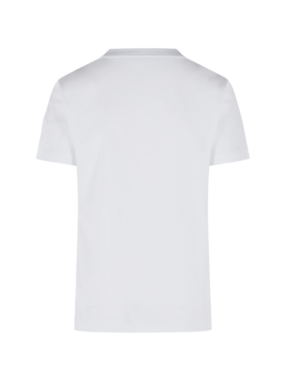 Moncler T-shirts and Polos White Cotton