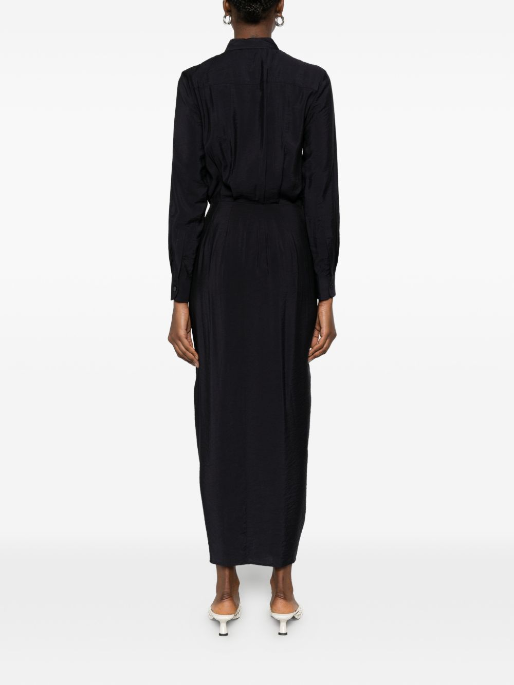 Emporio Armani Dresses Blue Polyamide