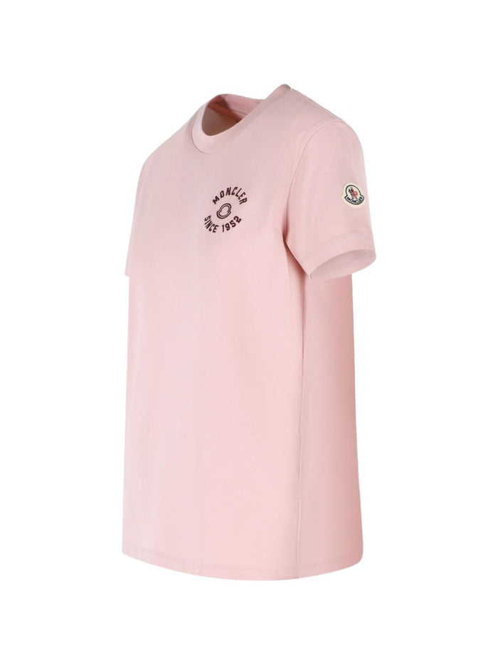 Moncler T-shirts and Polos Pink Cotton