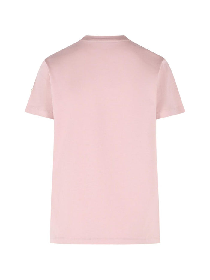 Moncler T-shirts and Polos Pink Cotton