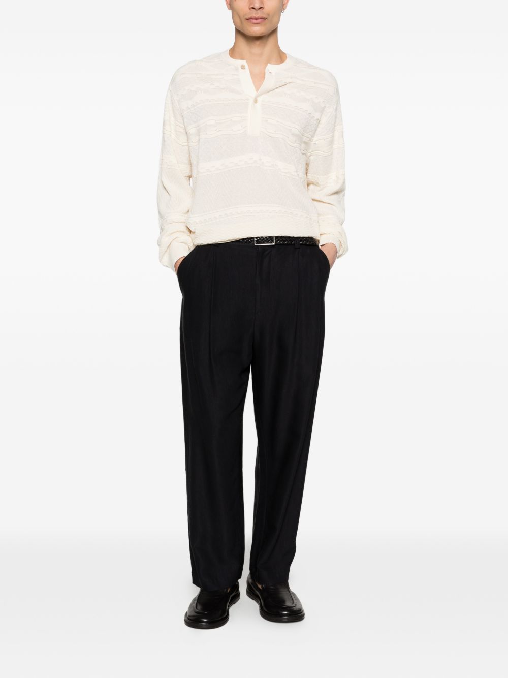 EMPORIO ARMANI EXCLUSIVE Sweaters White Paper Yarn