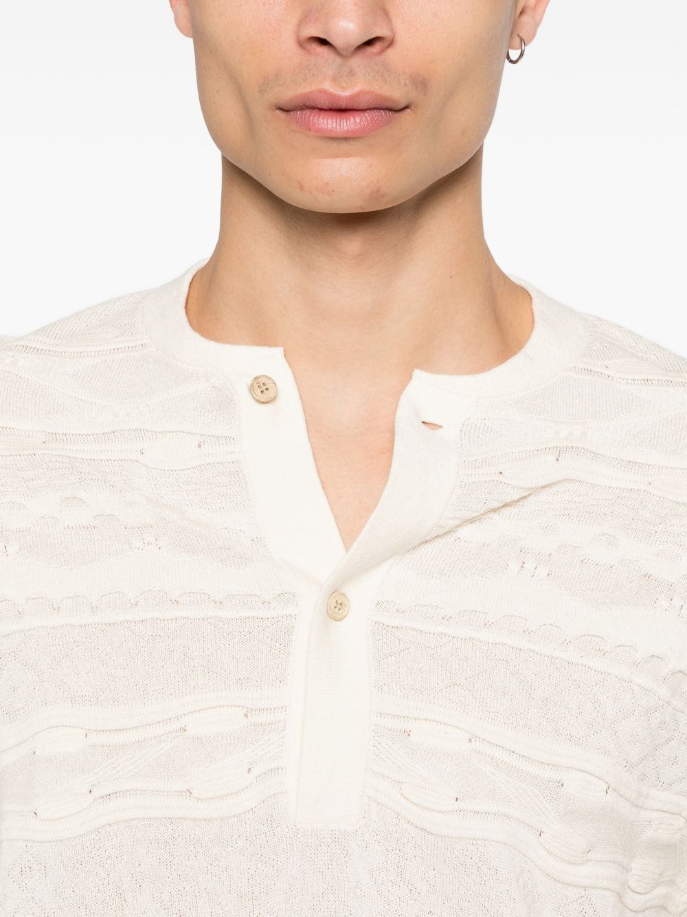 EMPORIO ARMANI EXCLUSIVE Sweaters White Paper Yarn