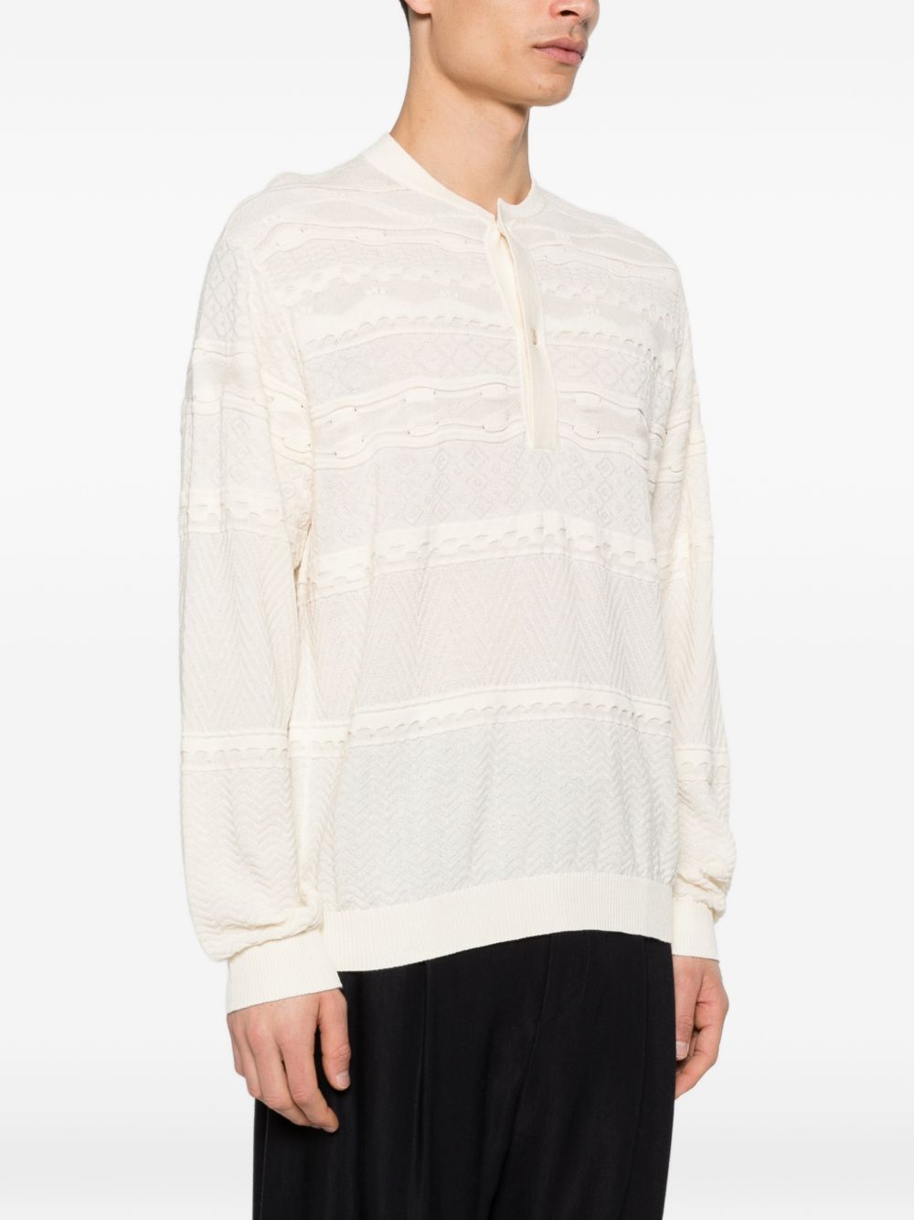 EMPORIO ARMANI EXCLUSIVE Sweaters White Paper Yarn