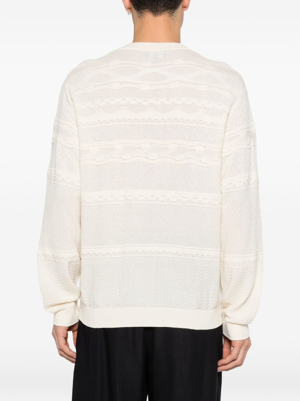 EMPORIO ARMANI EXCLUSIVE Sweaters White Paper Yarn