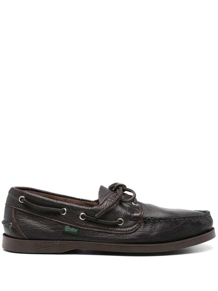 Paraboot Flat shoes Brown Calf Suede