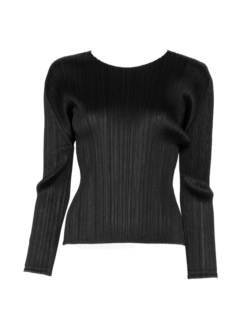 Pleats Please Top Black Polyester