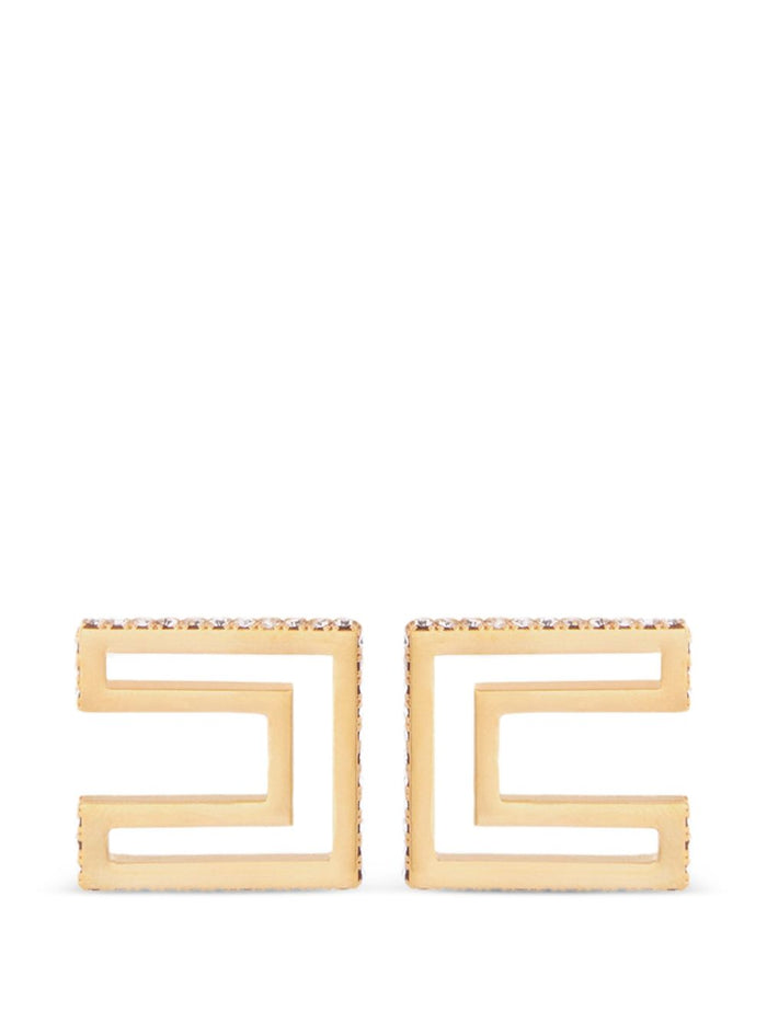 Elisabetta Franchi Bijoux Golden Brass/glass
