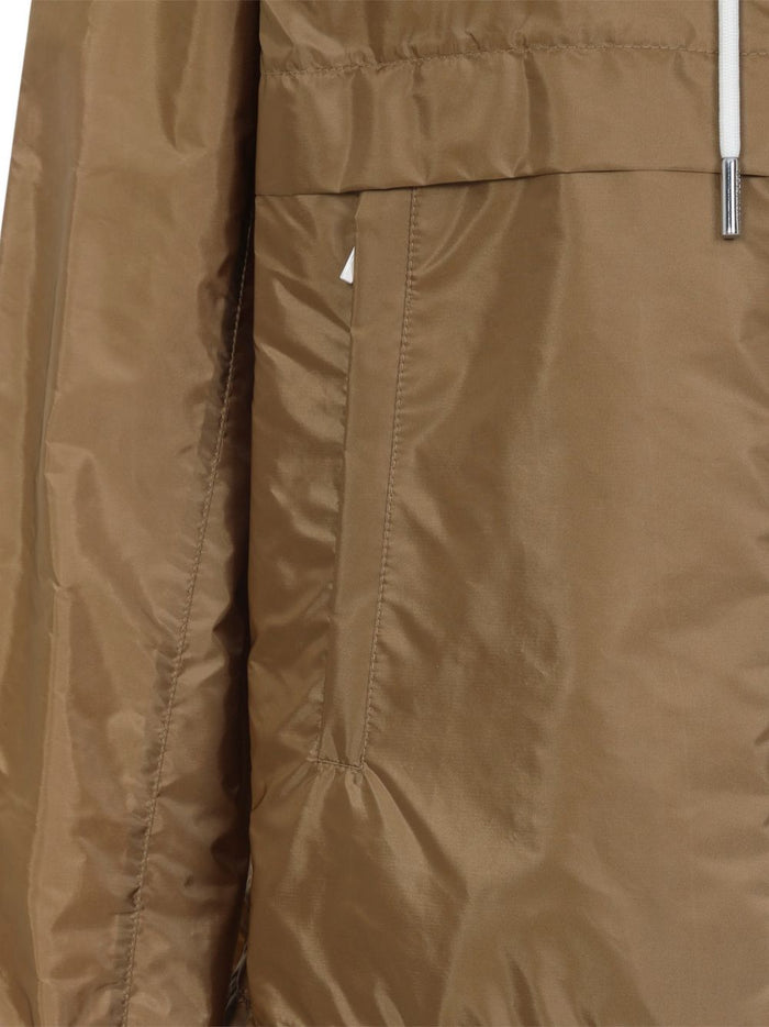Moncler Coats Beige Polyamide