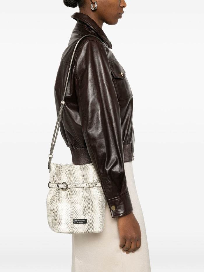 EMPORIO ARMANI EXCLUSIVE Bags Light Grey Goat Leather