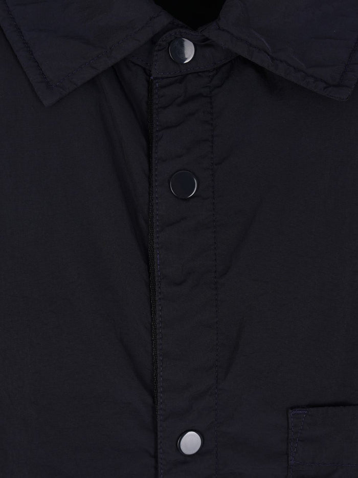 C.P.Company Coats Blue Poliammide