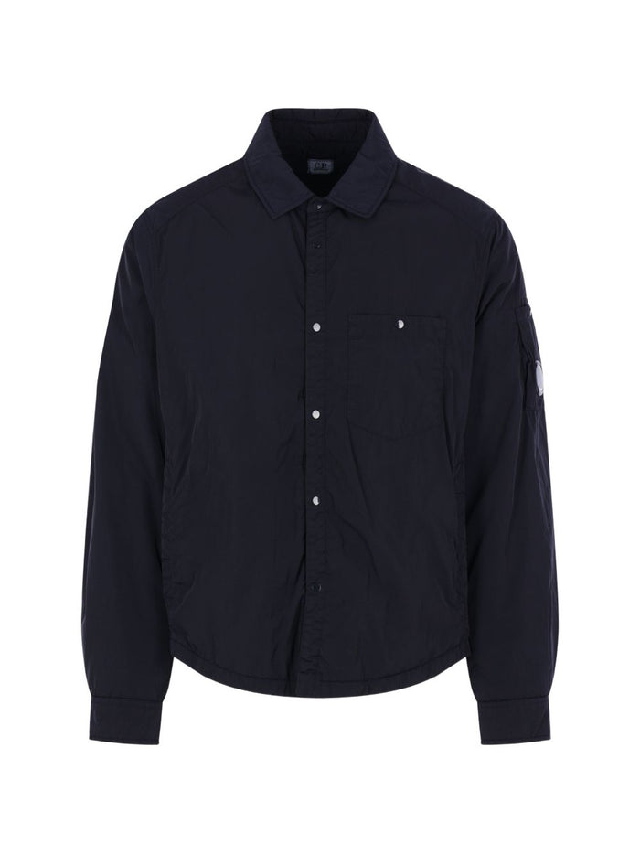 C.P.Company Coats Blue Poliammide