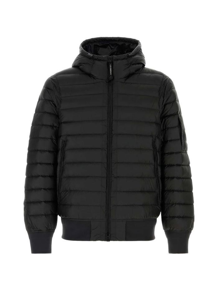 C.P.Company Coats Black Poliammide