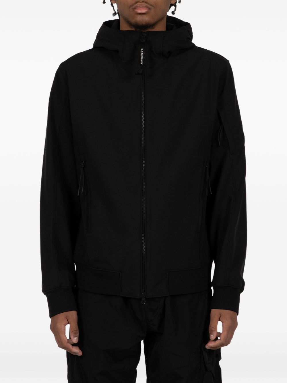 C.P.Company Jackets Black Polyester Elastane