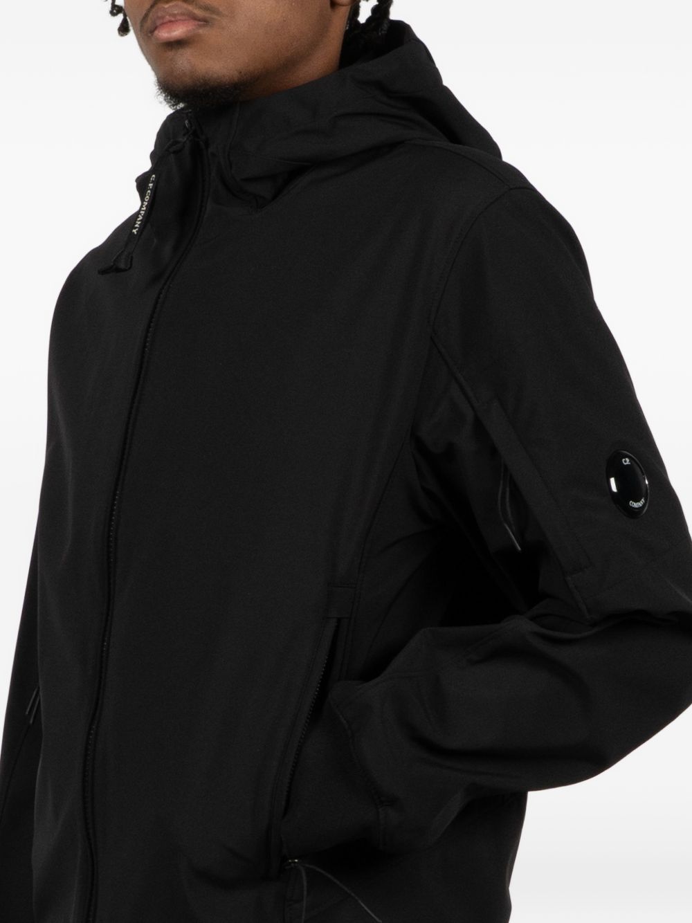 C.P.Company Jackets Black Polyester Elastane