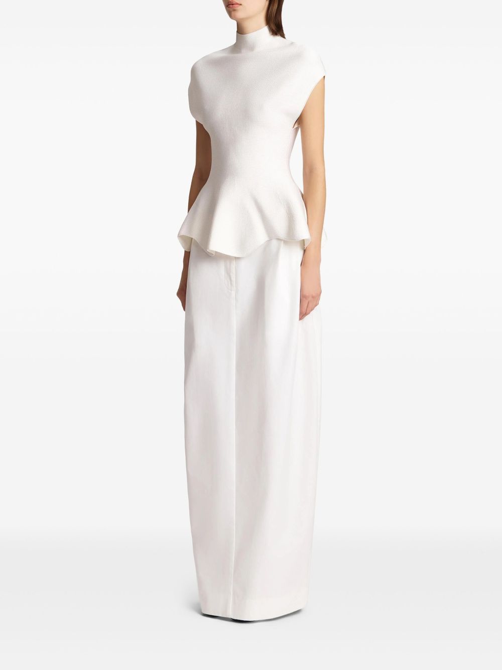 Khaite Top White Elastane