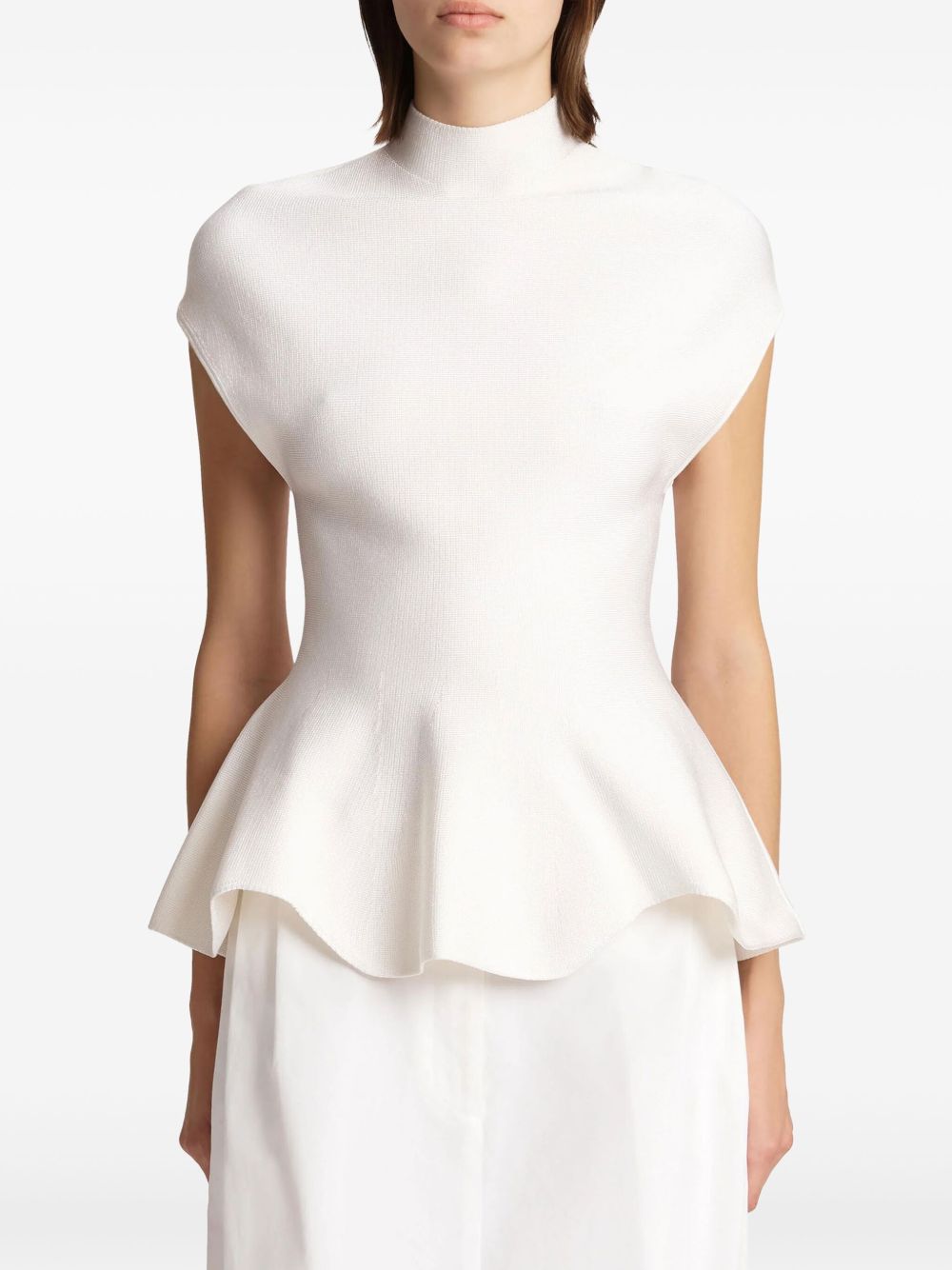 Khaite Top White Elastane
