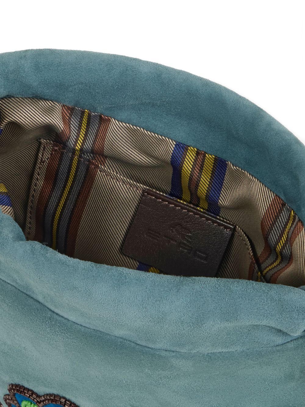 Etro Bags Clear Blue Calf Suede